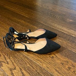 Halogen Lace up flats. Never worn.